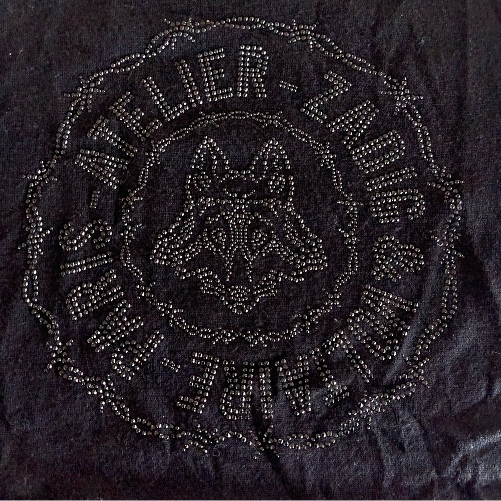 Zadig & Voltaire merino logo sweater💀